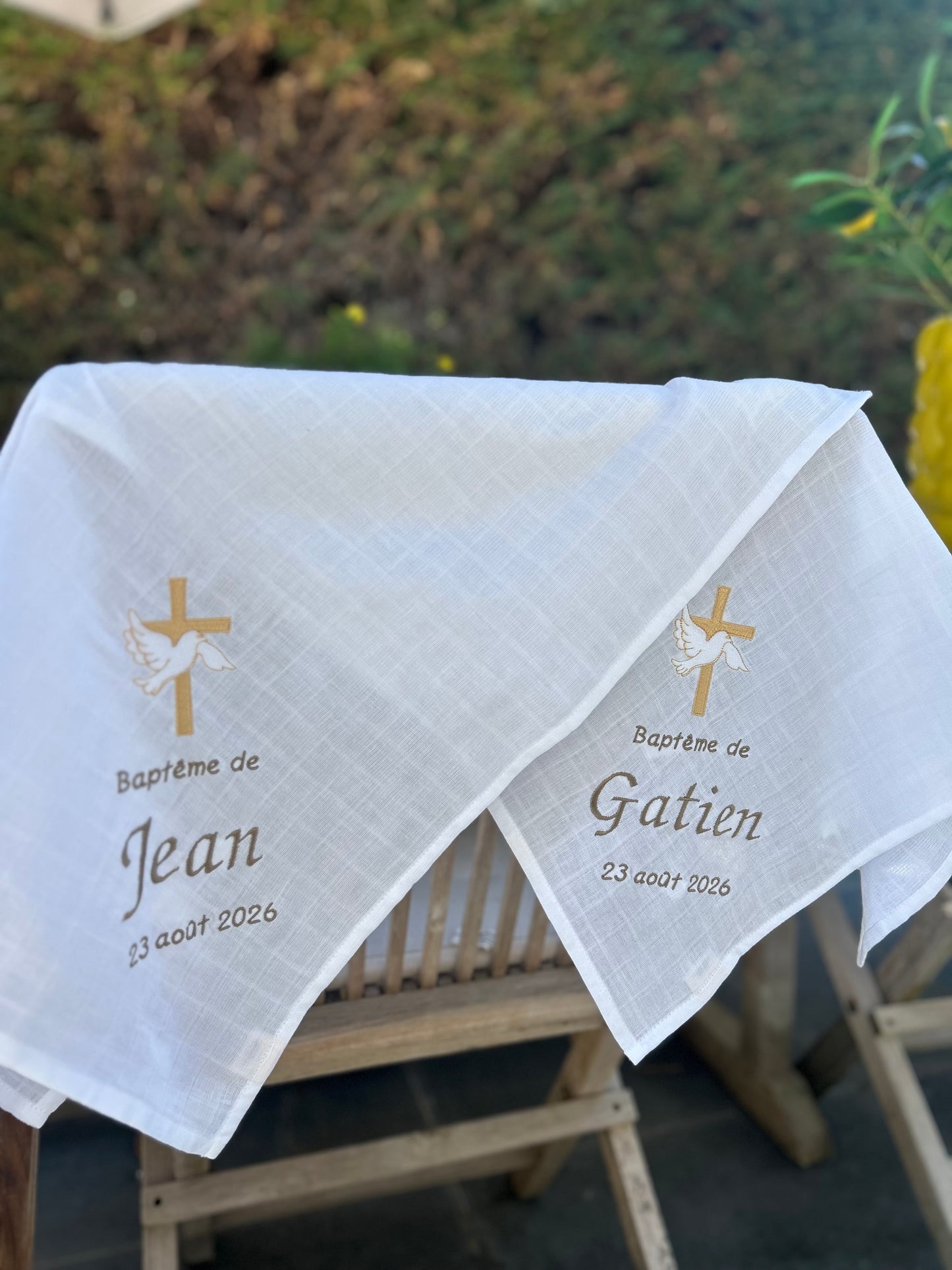 Lange blanc Cérémonie