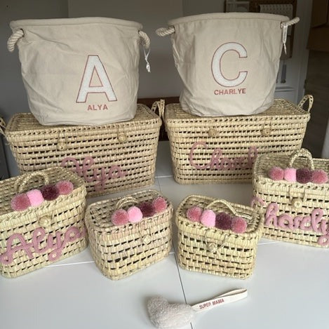 Grand panier en coton