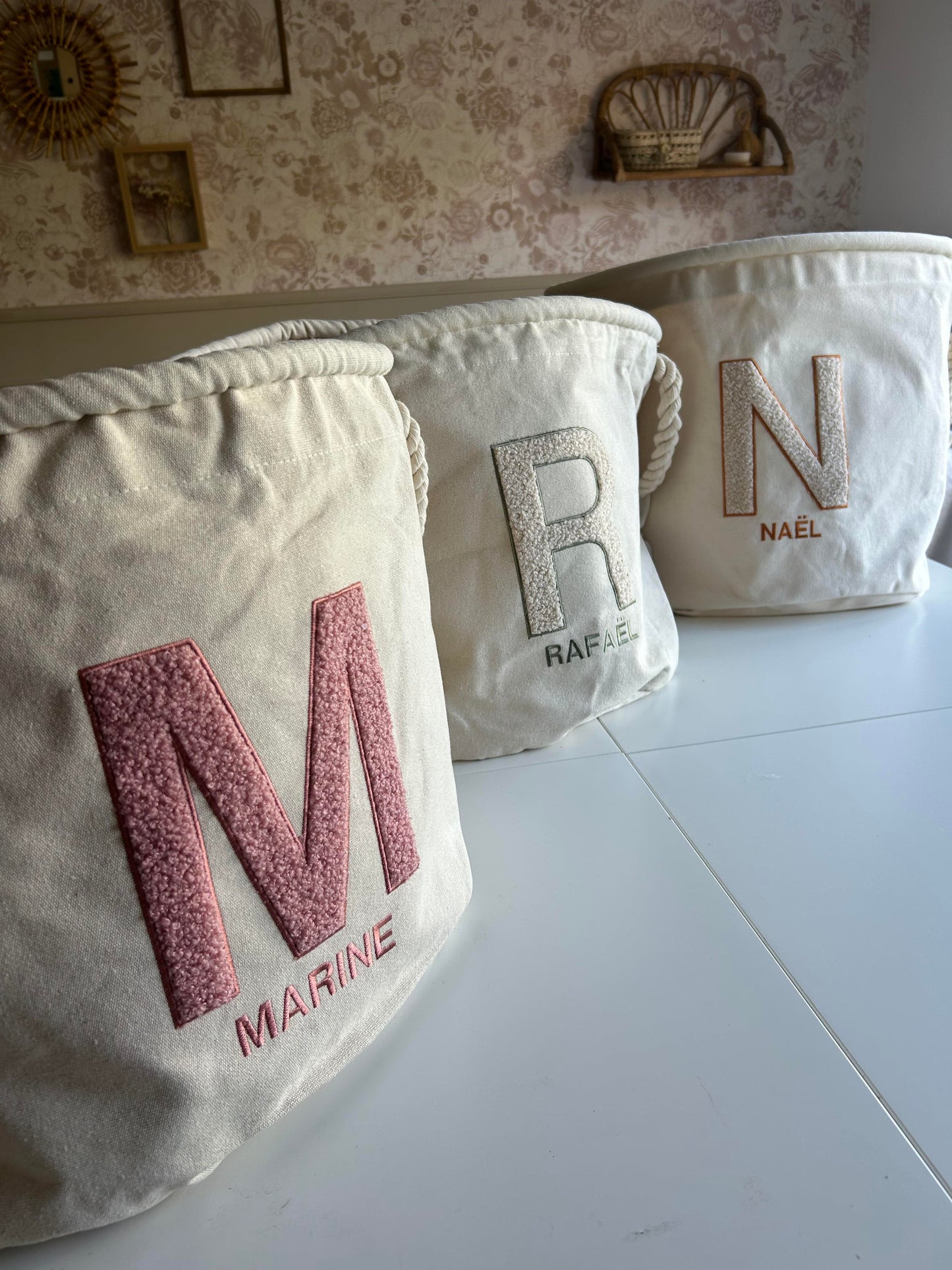 Grand panier en coton