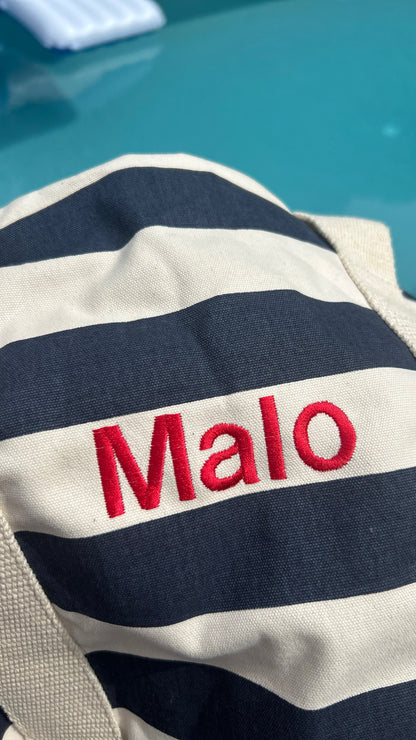 Sac polochon marinière