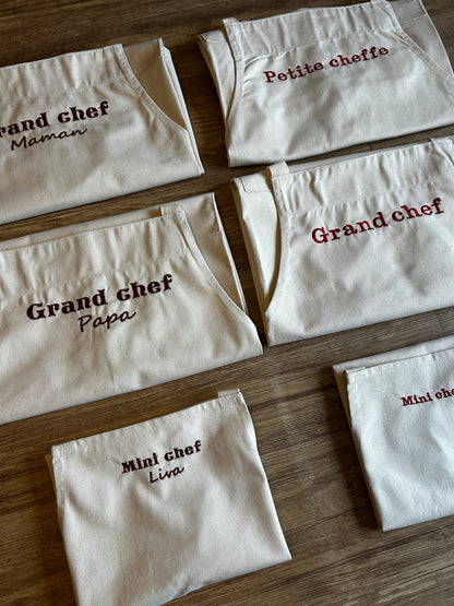 Tablier de cuisine pour adulte