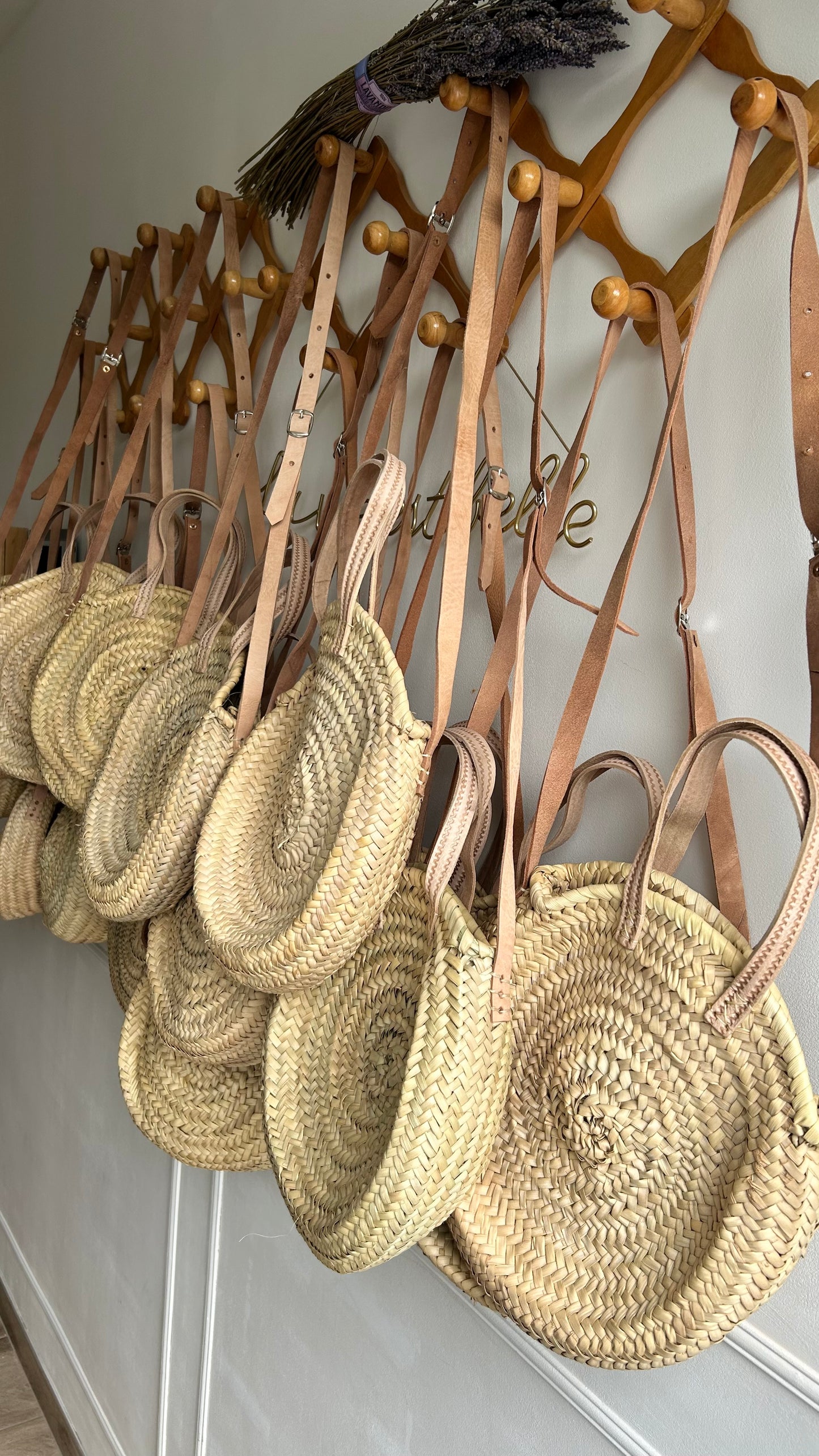 Cabas rond sac à main / bandoulière