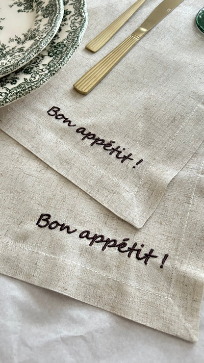 Serviette de table 100% coton