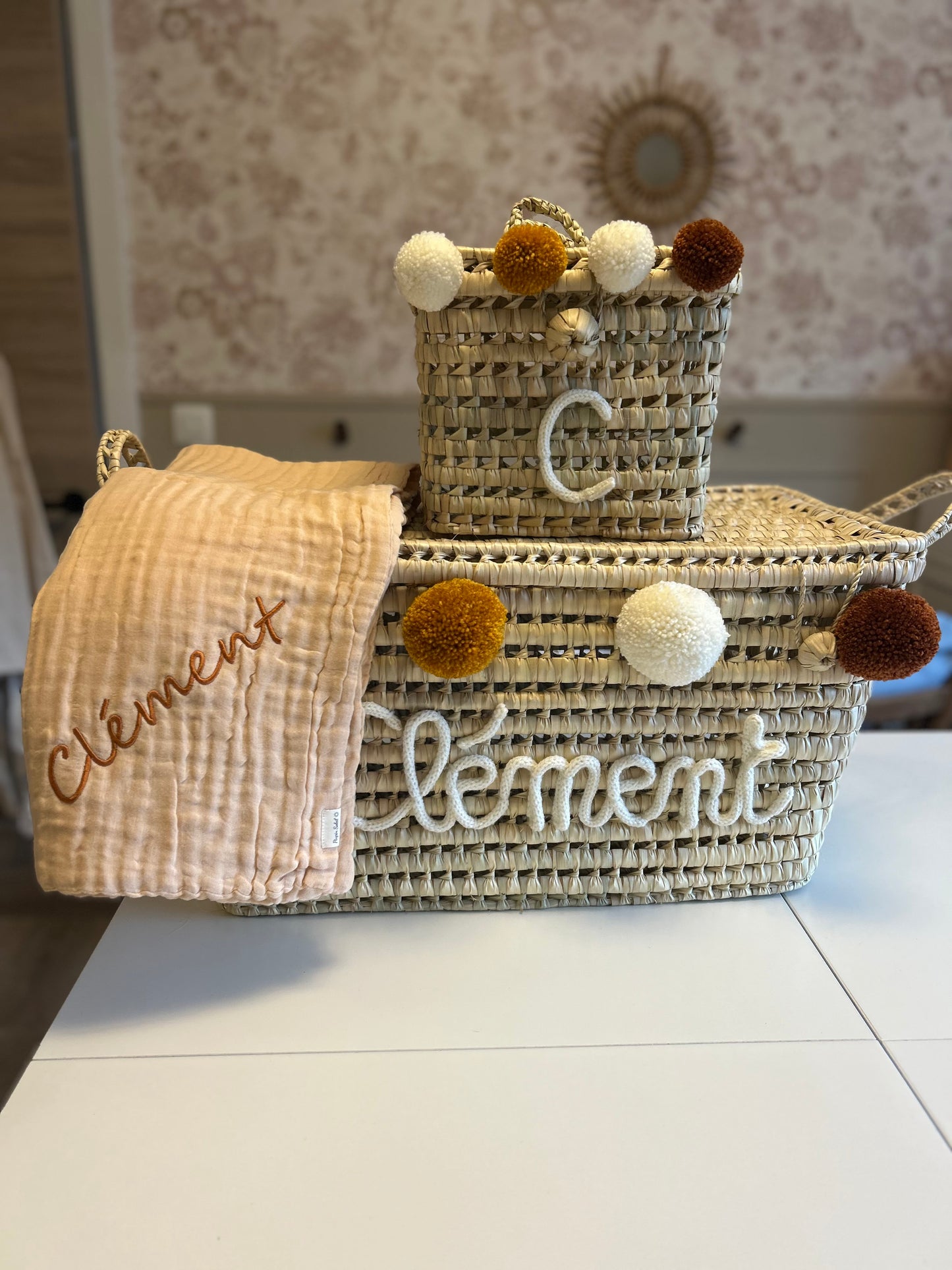Plaid en gaze de coton
