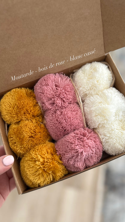 Lot de pompons