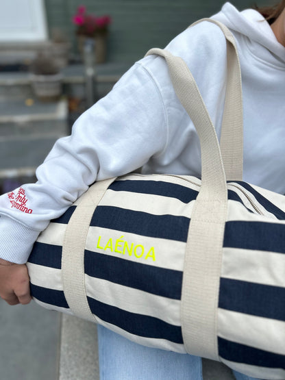 Sac polochon marinière