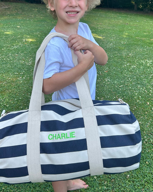 Sac polochon marinière