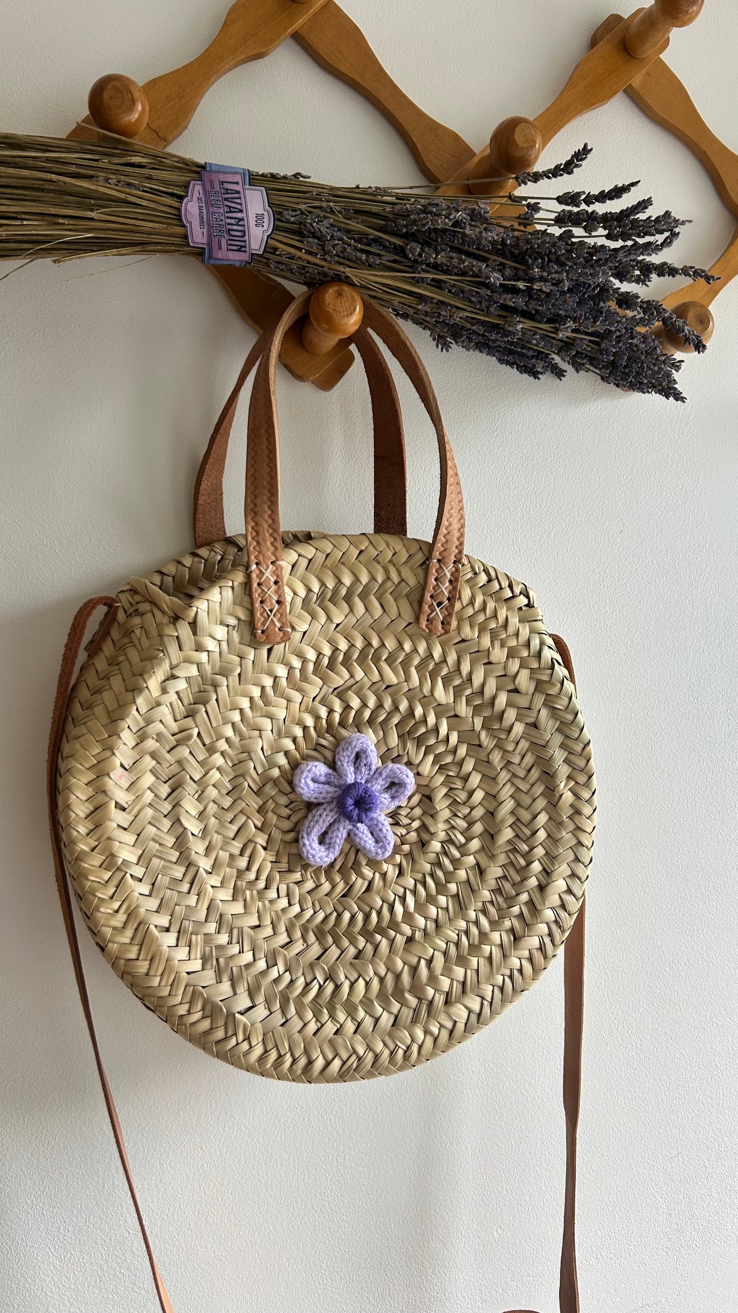 Cabas rond sac à main / bandoulière