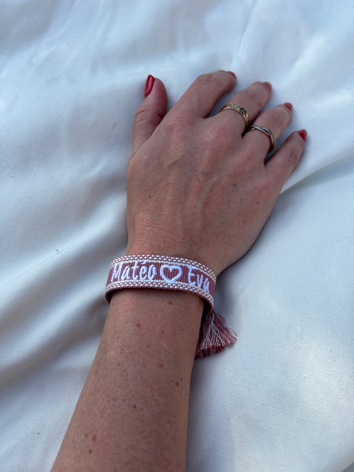 Bracelet en coton à personnaliser