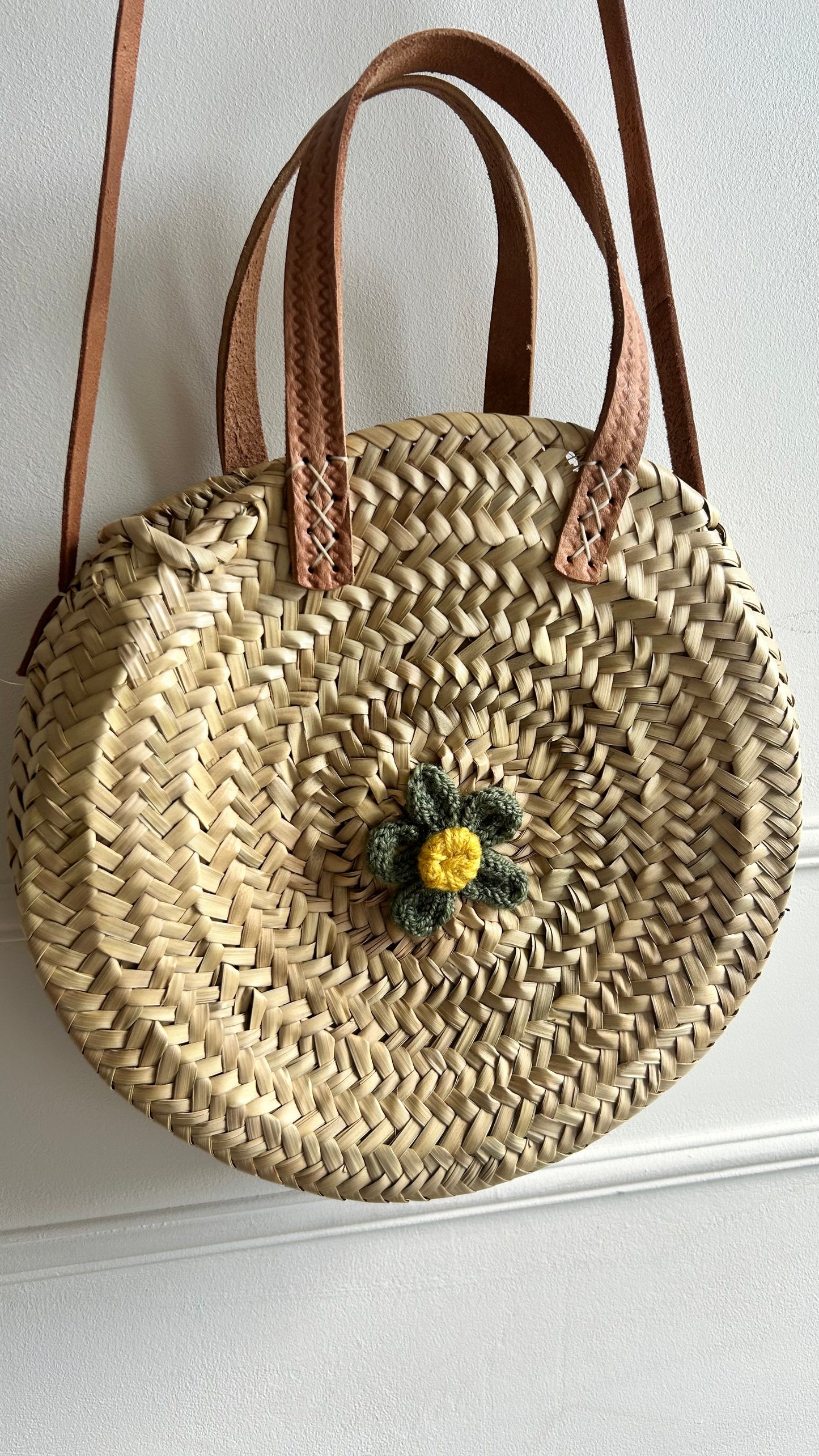 Cabas rond sac à main / bandoulière