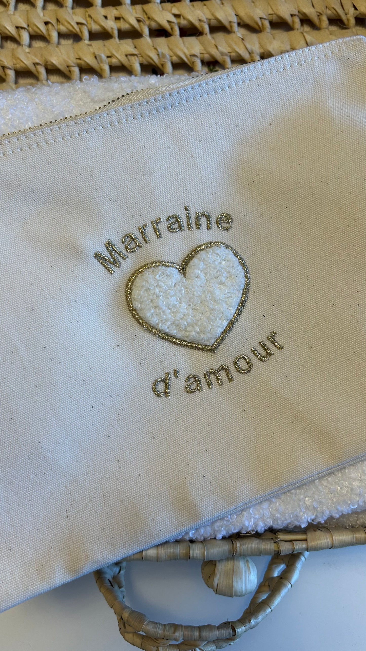 Pochette en coton