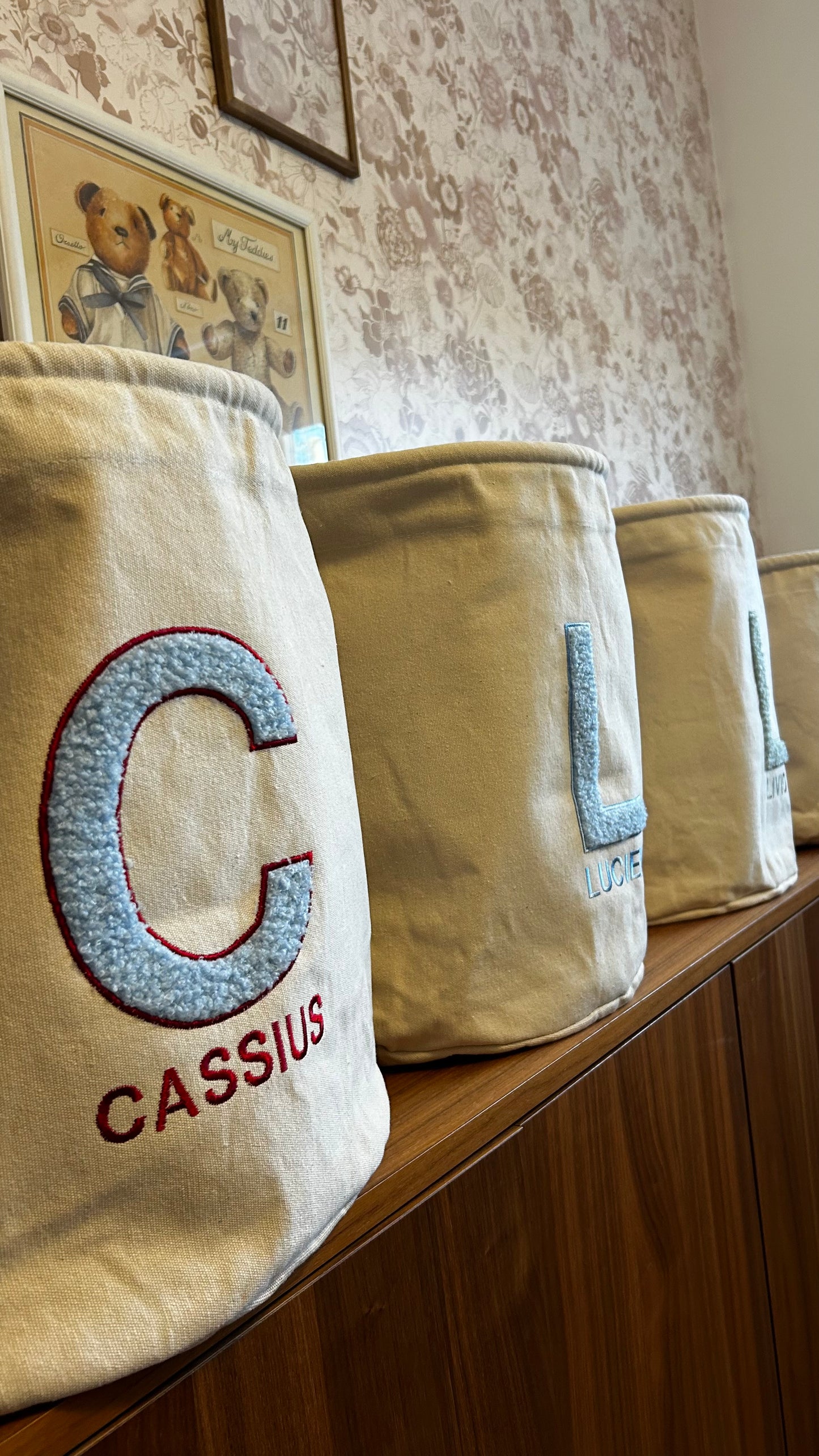 Grand panier initiale teddy