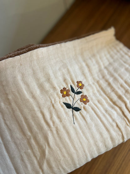 Plaid en gaze de coton