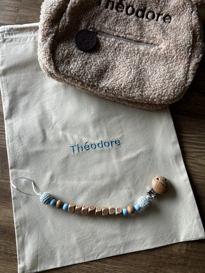 Grand pochon initiale teddy
