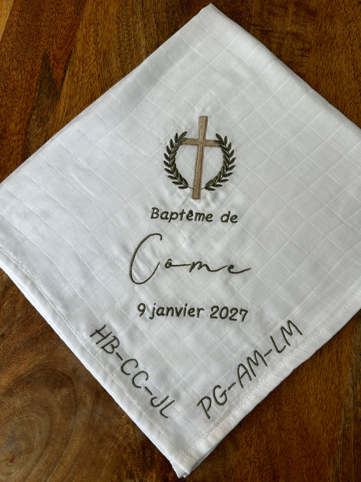 Lange blanc Cérémonie