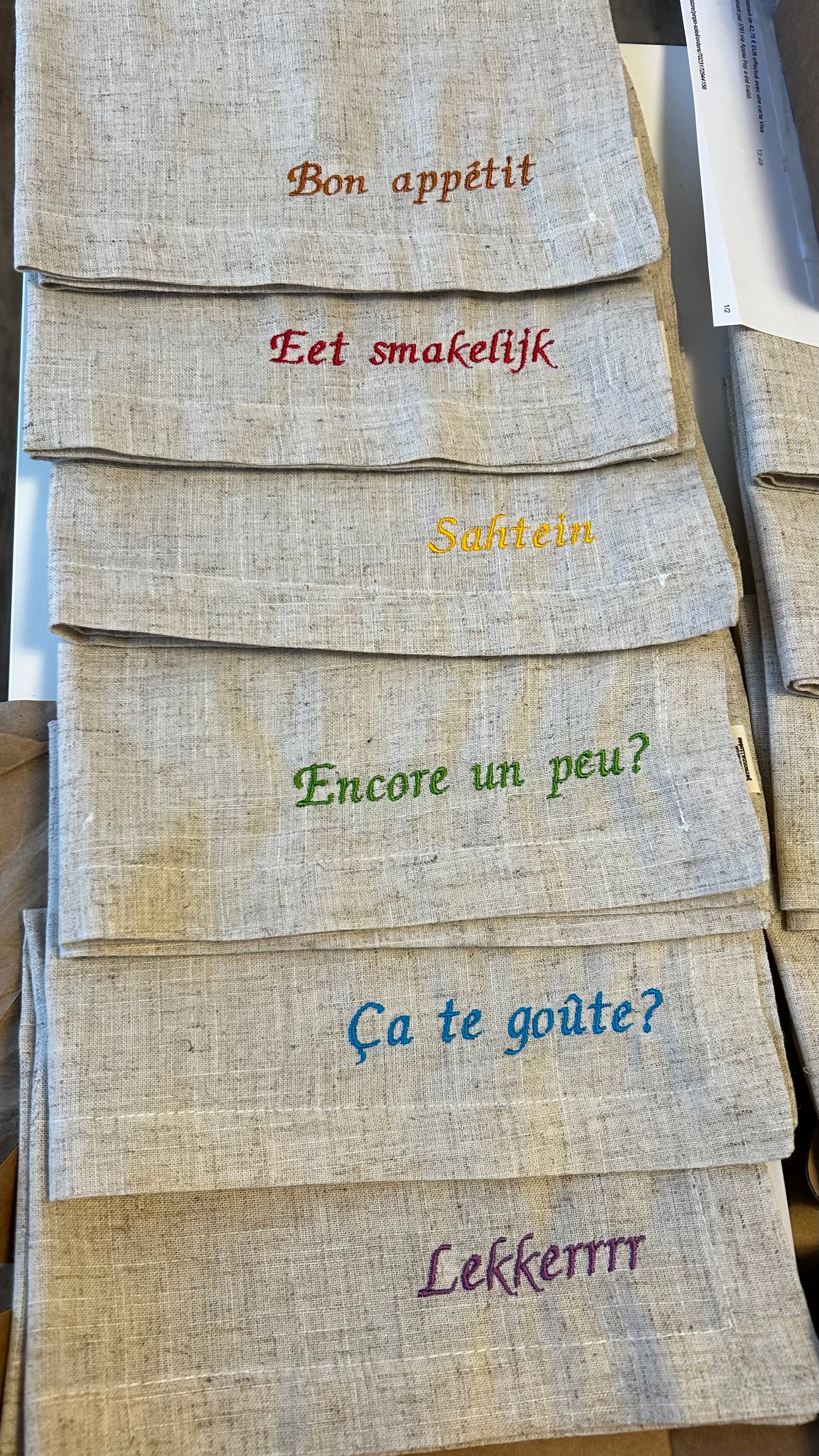 Serviette de table 100% coton