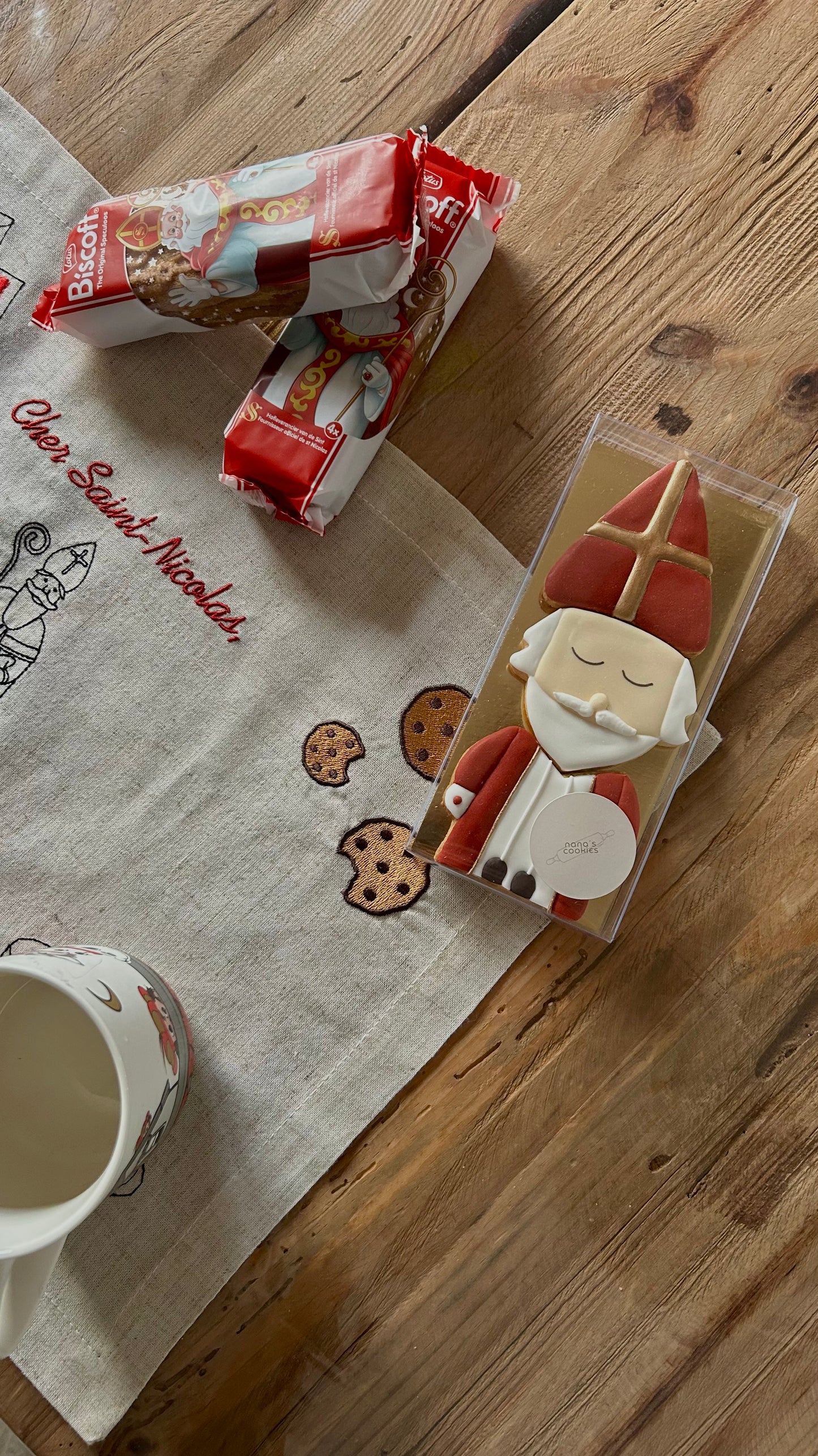 Set de table traditionnel de Saint-Nicolas