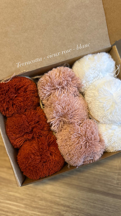 Lot de pompons