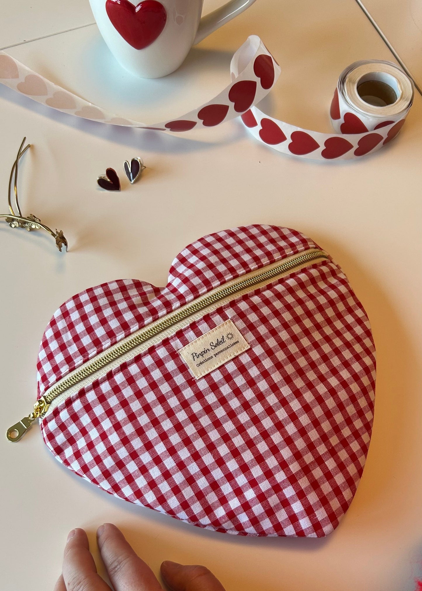 Pochette coeur