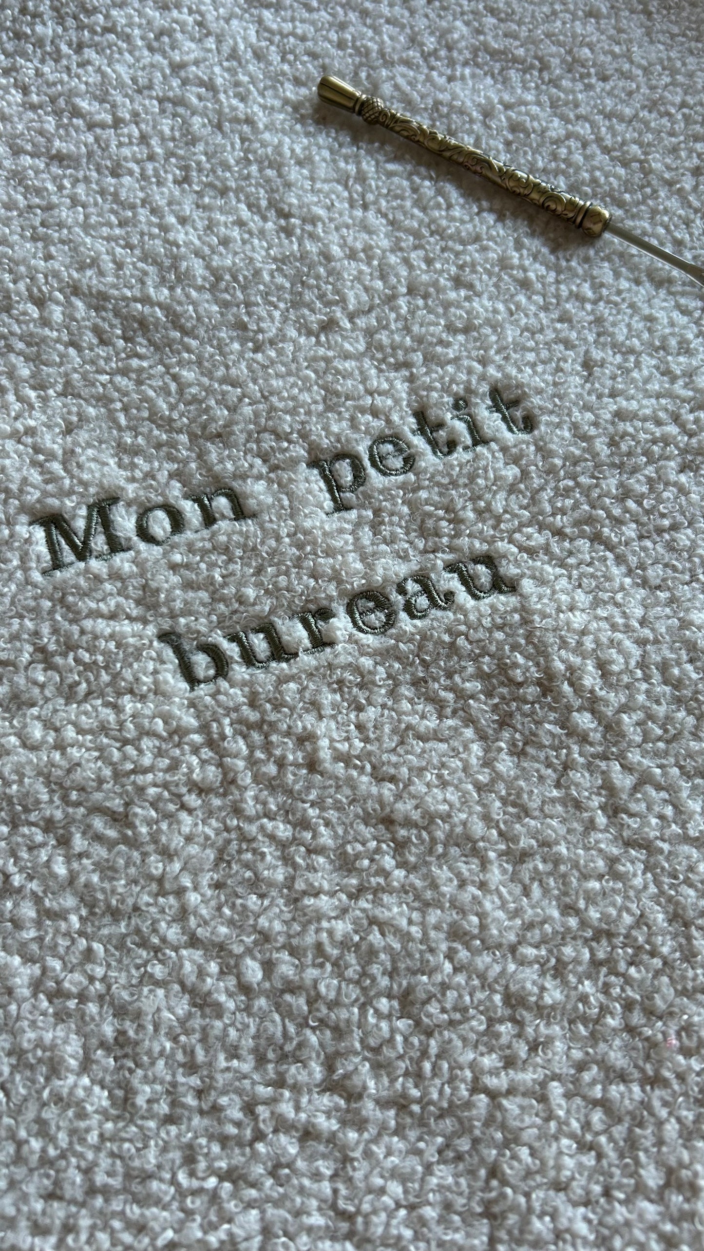 Housse de coussin teddy à personnaliser