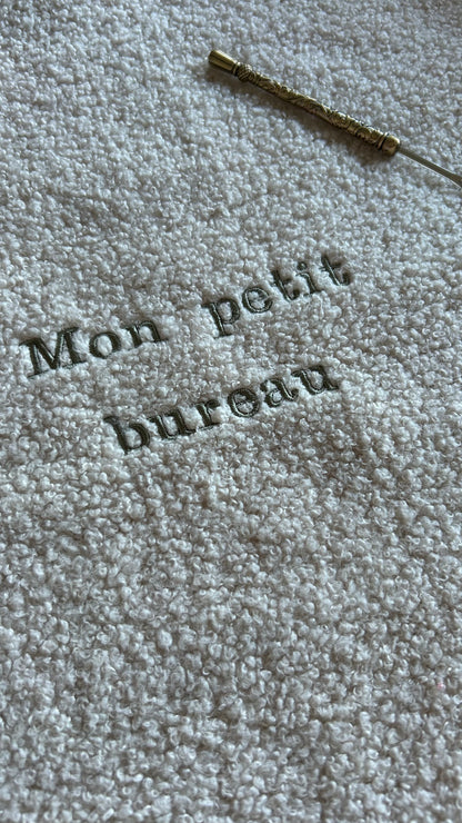 Housse de coussin teddy à personnaliser