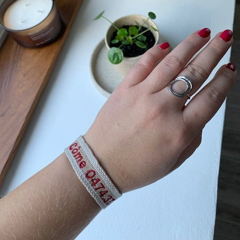 Bracelet en coton à personnaliser