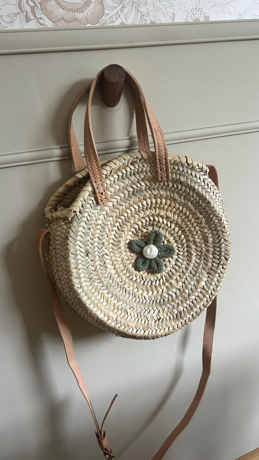 Cabas rond sac à main / bandoulière