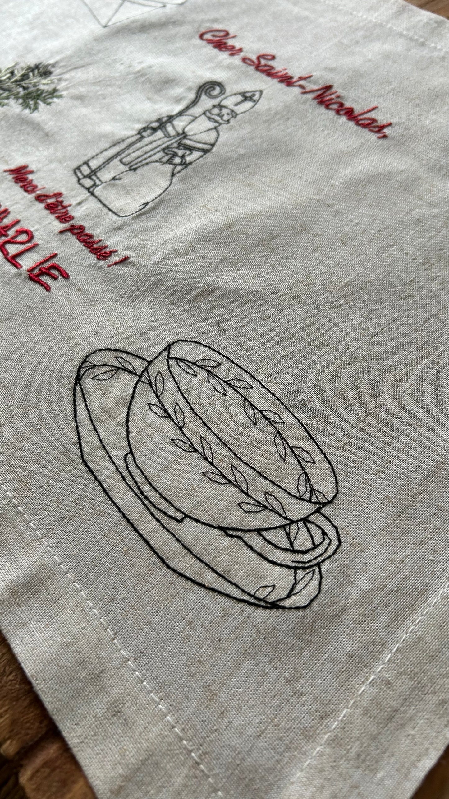 Set de table traditionnel de Saint-Nicolas