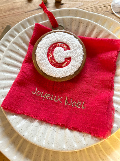 Tambourin de Noël 8cm