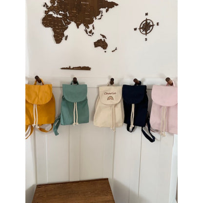 Sac à dos en coton à personnaliser